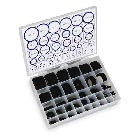 O-Ring Assortment, Buna N, 226 Pcs, 36 Szs MPN:1RGZ8