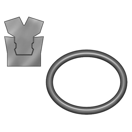 Rod Seal, 4 3/4 IDx5 1/2 OD, 3/8 Wx5/8 H MPN:2HZU1