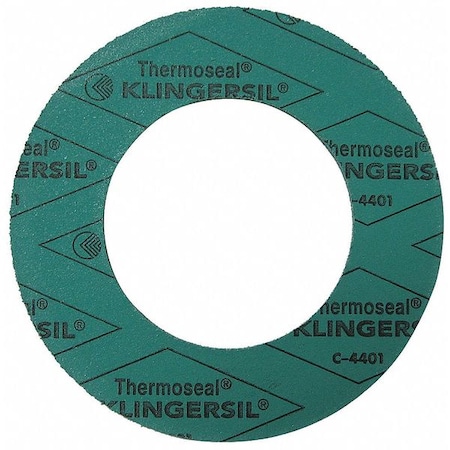 Flange Gasket, 3/4 in., 1/16 in., Green MPN:4401RG-0150-062-0075