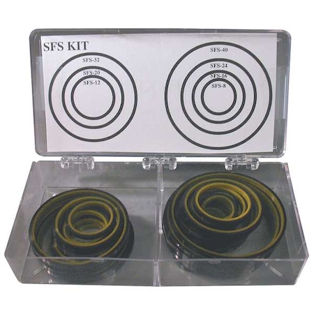 O-Ring Asst, SFS, Urethane, 35 Pc, 7Sz MPN:5JJT6
