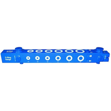 O-Ring Sizing Gauge, Plastic, Blue MPN:5JKC0