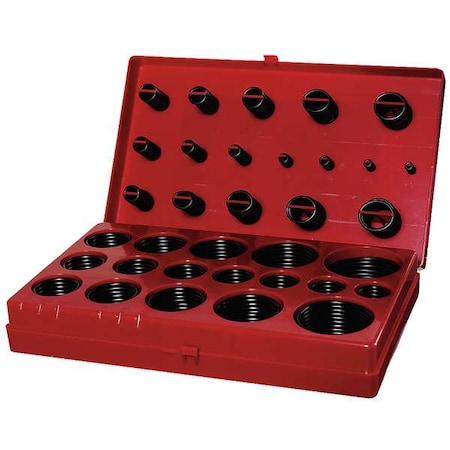 O-Ring Assortment, Metric, 32 Szs, 426Pcs MPN:5RLU2