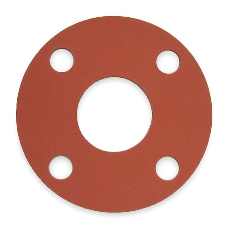 Gasket, Full Face, 1 1/2 In, SBR, Red MPN:7124FF-0150-125-0150