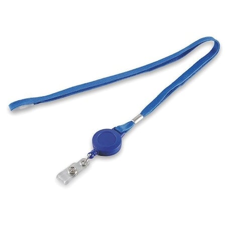 Flat Neck Cord and Reel, Blue MPN:2XKK1