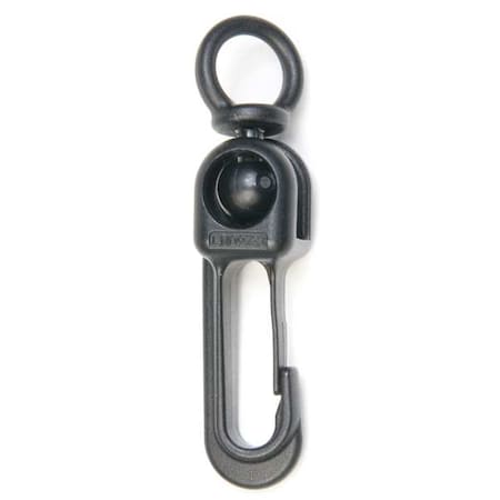 Badge Clip, Swivel-Joint Hook, Pk10 MPN:3KMJ8