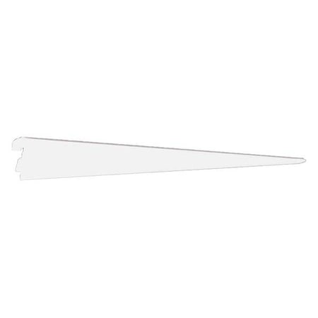 11 IN White Dual-Trak Shelf Bracket MPN:0122-11WT