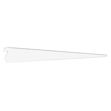 19 IN White Dual-Trak Shelf Bracket MPN:0122-19WT