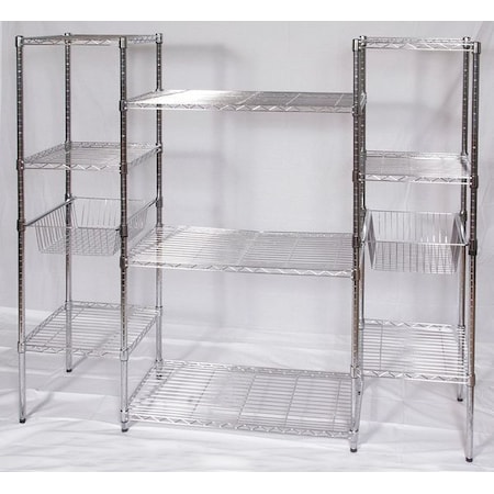Wire Shelving Unit, 18
