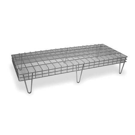 Low Prof Dunnage Rack, 1400 lb., Wire, 60 W MPN:2HFX8