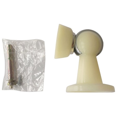 Magnetic Door Holder, Plastic, Wall/Floor MPN:33J783