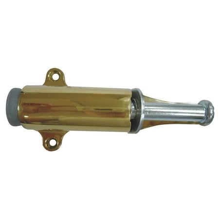 Plunger Door Holder, Pol Brass, Sld Brass MPN:33J802