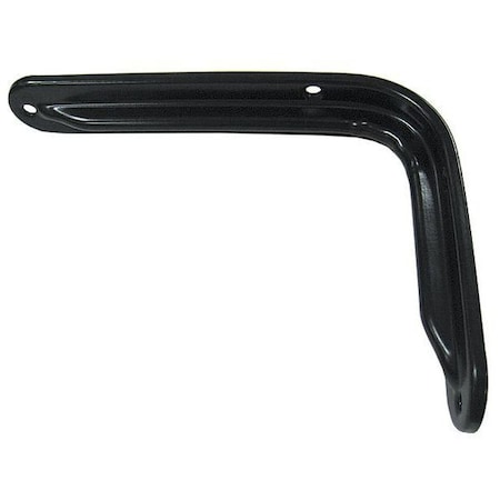 Shelf Bracket, Steel, Black, 11-3/4 in. L MPN:33TZ33
