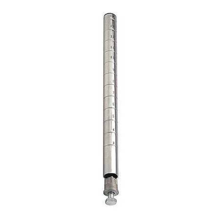 Wire Shlf Pst, 86 inx1 in, Split Sleeve MPN:45VX77