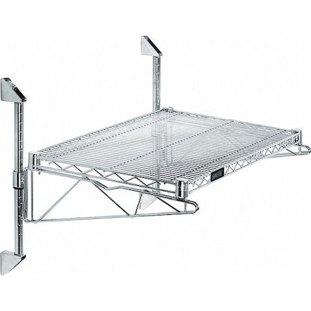 Stainless Steel Wire Wall Shelf, 14