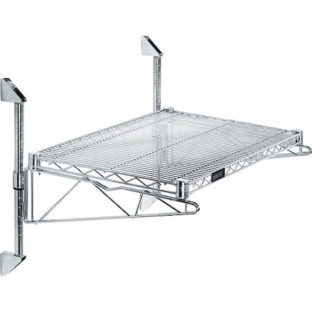 Stainless Steel Wire Wall Shelf, 14