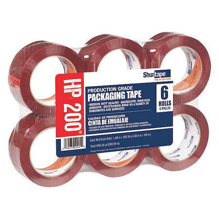 Color Coding Tape, 1.8 mil, Red, PK6 MPN:106566