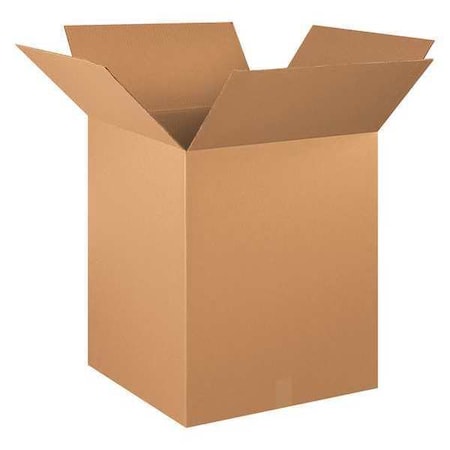 20 in x 20 in x 25 in Shipping Box, Kraft, Corrugate, Single Wall, 32 ECT MPN:10Y705