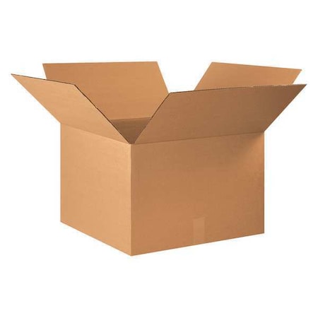 22 in x 22 in x 14 in Shipping Box, Kraft, Corrugate, Single Wall, 32 ECT MPN:10Y727