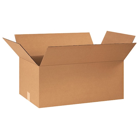 24 in x 14 in x 10 in Shipping Box, Kraft, Corrugate, Single Wall, 32 ECT MPN:10Y738
