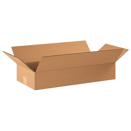 22 in x 10 in x 4 in Shipping Box, Kraft, Corrugate, Single Wall, 32 ECT MPN:11A615