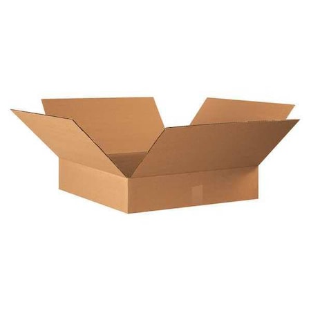 22 in x 22 in x 4 in Shipping Box, Kraft, Corrugate, Single Wall, 32 ECT MPN:11A622