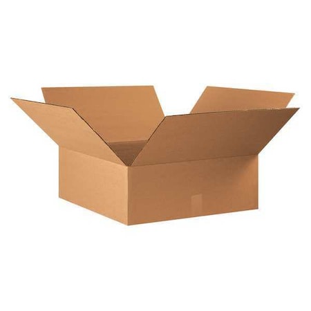 22 in x 22 in x 8 in Shipping Box, Kraft, Corrugate, Single Wall, 32 ECT MPN:11A624