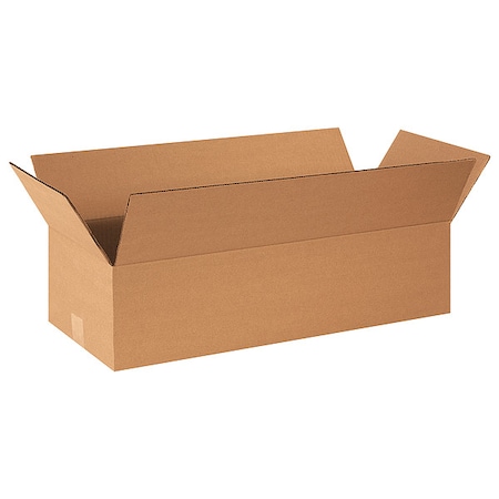 24 in x 10 in x 6 in Shipping Box, Kraft, Corrugate, Single Wall, 32 ECT MPN:11A626