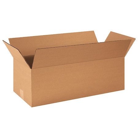 24 in x 10 in x 8 in Shipping Box, Kraft, Corrugate, Single Wall, 32 ECT MPN:11A627