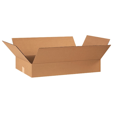 24 in x 14 in x 4 in Shipping Box, Kraft, Corrugate, Single Wall, 32 ECT MPN:11A631