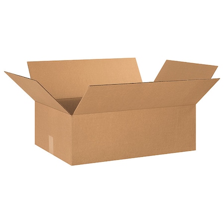 24 in x 16 in x 8 in Shipping Box, Kraft, Corrugate, Single Wall, 32 ECT MPN:11A636