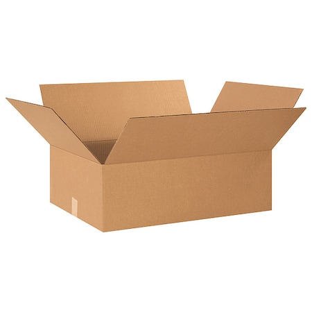 24 in x 18 in x 8 in Shipping Box, Kraft, Corrugate, Single Wall, 32 ECT MPN:11A639