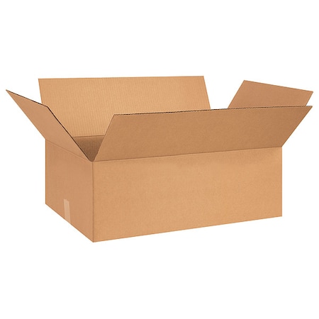 26 in x 15 in x 7 in Shipping Box, Kraft, Corrugate, Single Wall, 32 ECT MPN:11A650