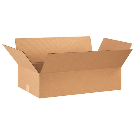 28 in x 16 in x 7 in Shipping Box, Kraft, Corrugate, Single Wall, 32 ECT MPN:11A656