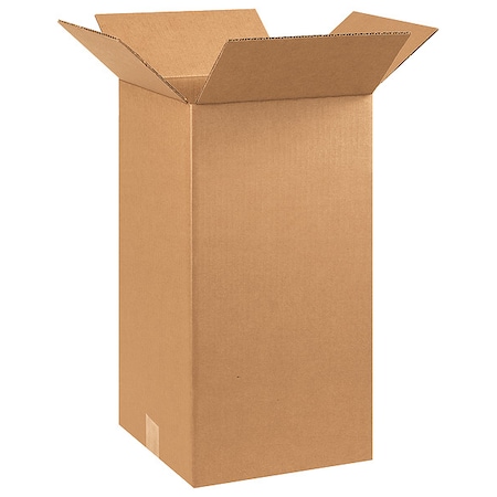 10 in x 10 in x 20 in Shipping Box, Kraft, Corrugate, Single Wall, 32 ECT MPN:11A678