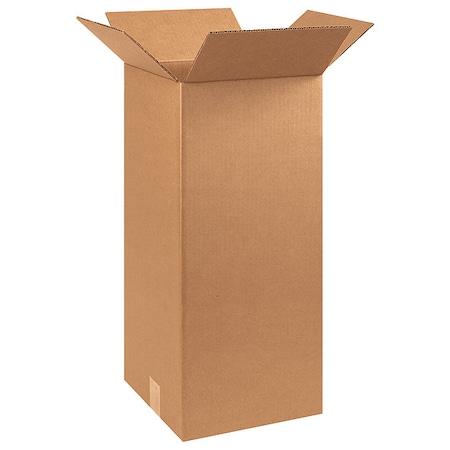 10 in x 10 in x 24 in Shipping Box, Kraft, Corrugate, Single Wall, 32 ECT MPN:11A679