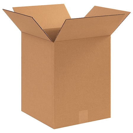 12 in x 12 in x 15 in Shipping Box, Kraft, Corrugate, Single Wall, 32 ECT MPN:11A691