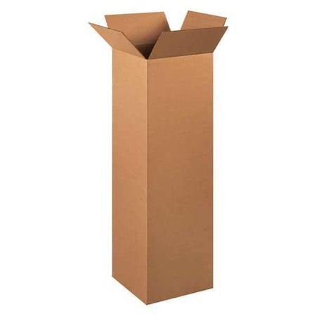 12 in x 12 in x 40 in Shipping Box, Kraft, Corrugate, Single Wall, 32 ECT MPN:11A698
