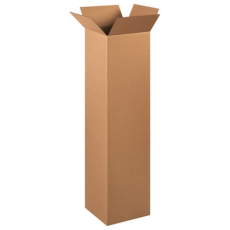 12 in x 12 in x 48 in Shipping Box, Kraft, Corrugate, Single Wall, 32 ECT MPN:11A699