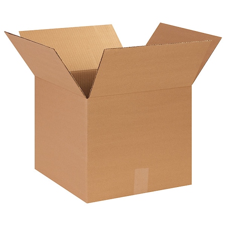 14 in x 14 in x 12 in Shipping Box, Kraft, Corrugate, Single Wall, 32 ECT MPN:11A712