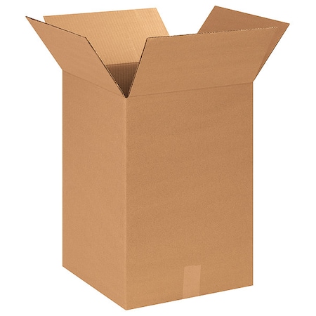 14 in x 14 in x 20 in Shipping Box, Kraft, Corrugate, Single Wall, 32 ECT MPN:11A717