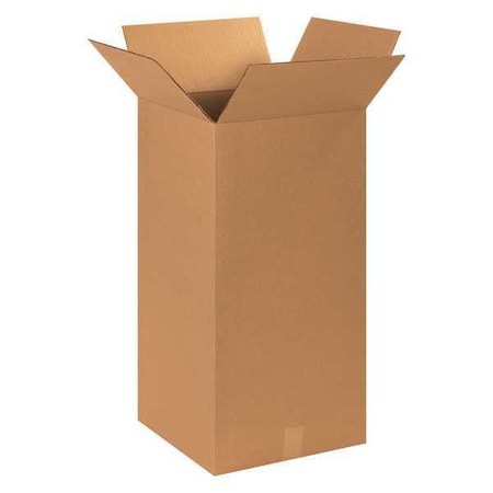 14 in x 14 in x 30 in Shipping Box, Kraft, Corrugate, Single Wall, 32 ECT MPN:11A719