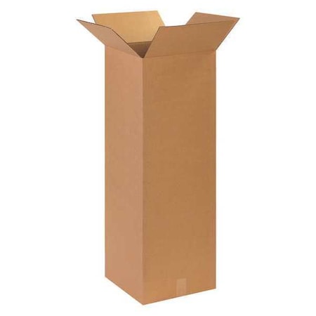 14 in x 14 in x 36 in Shipping Box, Kraft, Corrugate, Single Wall, 32 ECT MPN:11A720