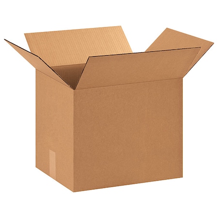 15 in x 12 in x 12 in Shipping Box, Kraft, Corrugate, Single Wall, 32 ECT MPN:11A726