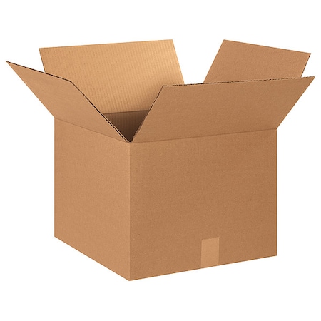 15 in x 15 in x 12 in Shipping Box, Kraft, Corrugate, Single Wall, 32 ECT MPN:11A728