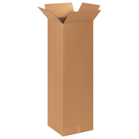 15 in x 15 in x 48 in Shipping Box, Kraft, Corrugate, Single Wall, 32 ECT MPN:11A734