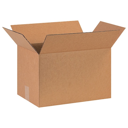 16 in x 10 in x 10 in Shipping Box, Kraft, Corrugate, Single Wall, 32 ECT MPN:11A735