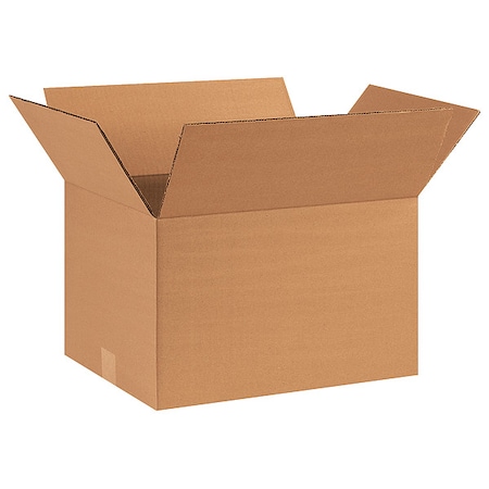 16 in x 12 in x 10 in Shipping Box, Kraft, Corrugate, Single Wall, 32 ECT MPN:11A737