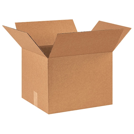 16 in x 14 in x 12 in Shipping Box, Kraft, Corrugate, Single Wall, 32 ECT MPN:11A741
