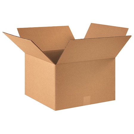 16 in x 16 in x 10 in Shipping Box, Kraft, Corrugate, Single Wall, 32 ECT MPN:11A743