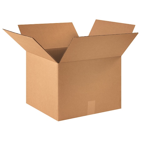 16 in x 16 in x 12 in Shipping Box, Kraft, Corrugate, Single Wall, 32 ECT MPN:11A745